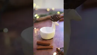 Reindeer Candle For Cosy Christmas 🕯 DIY Candle Making