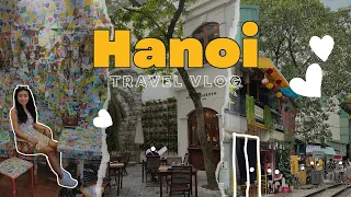 Hanoi Vietnam Vlog | Itinerary, Old Quarter, Cafe Hopping, Train Market & More !