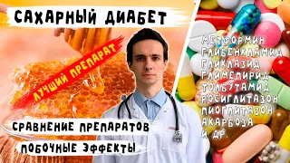 Сахарный диабет 2 типа. Полный обзор препаратов для лечения. Плюсы, минусы, противопоказания