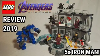 5x neue IRON MAN | LEGO Avengers Endgame Iron Mans Werkstatt Review | Set 76125