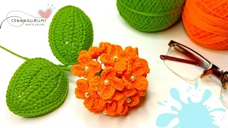 🛑 Woww.... How to Crochet Flowers Super Easy ‼️Crochet Flower ||  Crochet Hydrangea FlowerTutorial