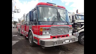 Camion de pompier américan Lafrance Eagle 2001 73798 V