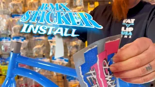 BMX STICKERS! HOW TO INSTALL, 1987 GT PERFORMER