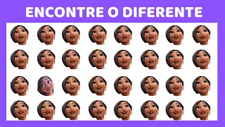 [QUIZ]Encontre o PERSONAGEM diferente de ENCANTO|Find The Odd Emoji| Puzzles