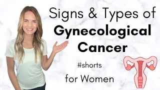 Gynecologic Cancer Signs for Women, including Ovarian Cancer and Cervical Cancer #shorts