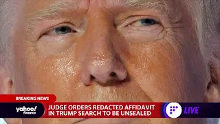 Trump search warrant to be revealed with redactions after judge ruling