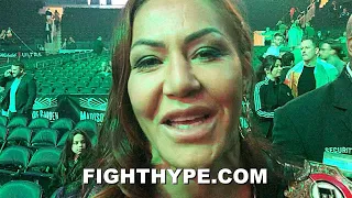 CRIS CYBORG IMMEDIATE REACTION TO KATIE TAYLOR BEATING AMANDA SERRANO VIA SPLIT DECISION