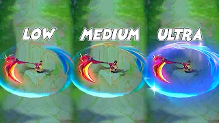 Ruby Prismatic Plume Collector Skin in Different Graphics SettingS
