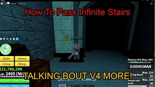 Race V4 Info/Infinite Stairs Glitch | Blox Fruits