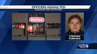 Man arrested after allegedly assaulting police officers at Eat ‘n Park in Robinson Township