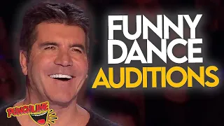 FUNNIEST Dance Auditions On Britain's Got Talent! Simon Cowell Loved These!