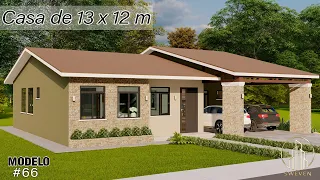 Casa de 13x12m