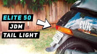 Honda Elite 50 JDM Tailight Installation  | Mitch's Scooter Stuff