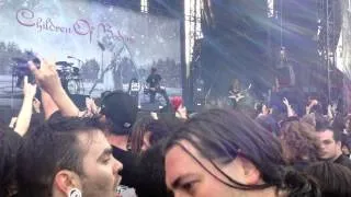 Children Of Bodom live @ Heavy MTL 2013 - In Your Face (Pit + Crowd Surfing)