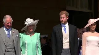 Newlyweds Prince Harry, Meghan make first public appearance since wedding