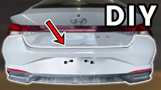 DIY (2021 - 2023) Hyundai Elantra Rear Bumper Removal | How To Remove Hyundai Elantra Rear Bumper