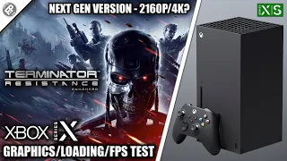 Terminator Resistance: Next Gen Version - Xbox Series X Gameplay + FPS Test