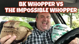Burger King Impossible Whopper vs Whopper | Food Battle