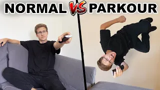 Parkour VS Normal People In Real Life