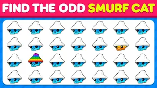 Find The Odd Smurf Cat, Guess Meme Song | We live, We Love, We lie, Grimace Shake, Meme 2023 #227