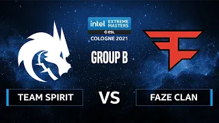 CS:GO - FaZe Clan vs. Team Spirit [Inferno] Map 2 - IEM Cologne 2021 - Group B