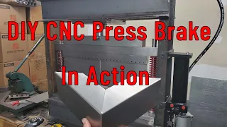 DIY CNC Press Brake in Action