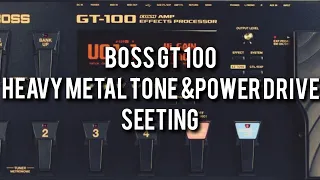 How to make a metal tone for boss Gt 100