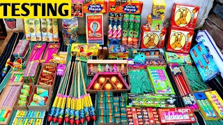 Different type of fireworks testing ‌| fireworks testing 2023 | Some New Crackers Testing Diwali 22