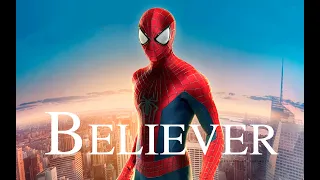 The amazing Spider - Man 2 : Rise of Electro | "Believer" -  Music clip.