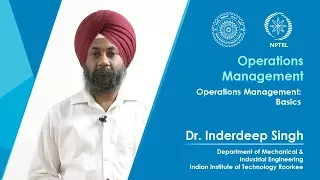 Lecture 01 Operations Management: Basics