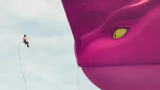 The Sea Beast But The Beast is Pink