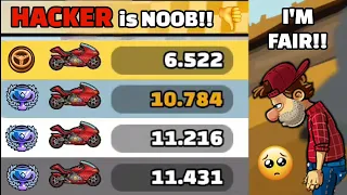 🥺HACKER BEAT ME & GLITCH FOUND IN COMMUNITY SHOWCASE - Hill Climb Racing 2