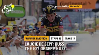 #TDF2021 - Stage 15 - Winner's emotion