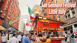 Little Italy's Feast of San Gennaro 🇮🇹 2023 in NYC