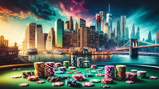 Playing an ILLEGAL POKER game in NEW YORK CITY!? Close 2 Broke Poker Vlog