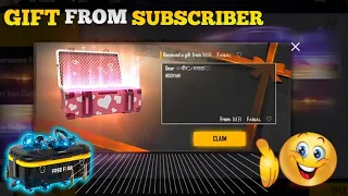 MY SUBSCRIBER SEND ME GIFT ❤🔥 | FREE FIRE #shorts |