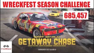 Wreckfest Season Challenge for the new Getaway Chase Tournament