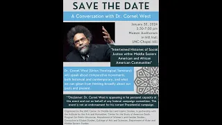 A Conversation with Dr. Cornel West