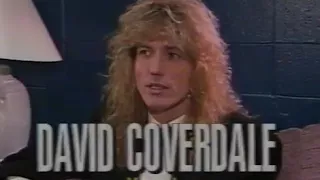 Whitesnake - MTV News 1990 | Slip Of The Tongue | Steve Vai |