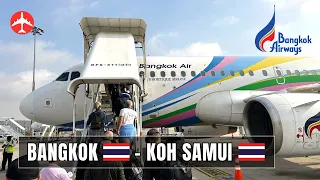 BANGKOK AIRWAYS Airbus A319 | Bangkok to Koh Samui | Full Flight Report [March 2024]