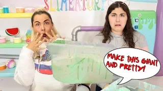 MAKE THIS SLIME GIANT AND PRETTY CHALLENGE! Slimeatory #604