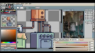 Pixel Art Timelapse -  Kitchen Game Assets