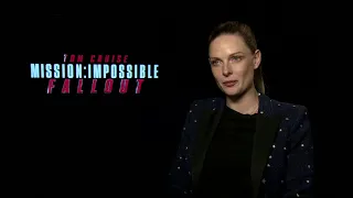 Interview :  Rebecca Ferguson   Mission  Impossible Fallout | Cast Interview