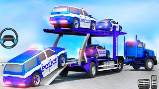 US Police Truck Car Transporter - Best Android Gameplay