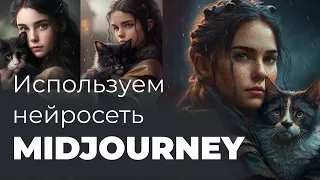 Нейросеть MIDJOURNEY | Как использовать | Инструкция за 9 минут