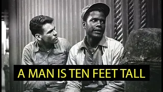 A Man Is Ten Feet Tall (1955) | Sidney Poitier Don Murray | Live TV Kinescope RARE