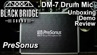 PreSonus DM-7 Drum Microphone Set - Demo / Unboxing / Review