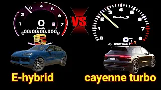 #Porsche #Cayenne Showdown: 2024 #Cayenne E-Hybrid 470HP vs Cayenne Turbo 550HP #DragRace!