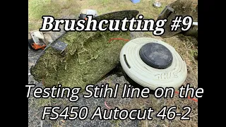 Brushcutting #9 - Testing Stihl line on the FS450 Autocut 46-2