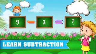 HORIZONTAL SUBTRACTION / SUBTRACTION/ LEARN SUBTRACTION FOR KIDS/MATHS FOR KIDS